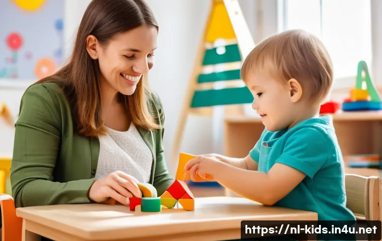 유아교육지도사 실기시험 준비와 실무 적용 사례 - A warm and engaging early childhood classroom scene in the Netherlands, showing a diverse group of y...